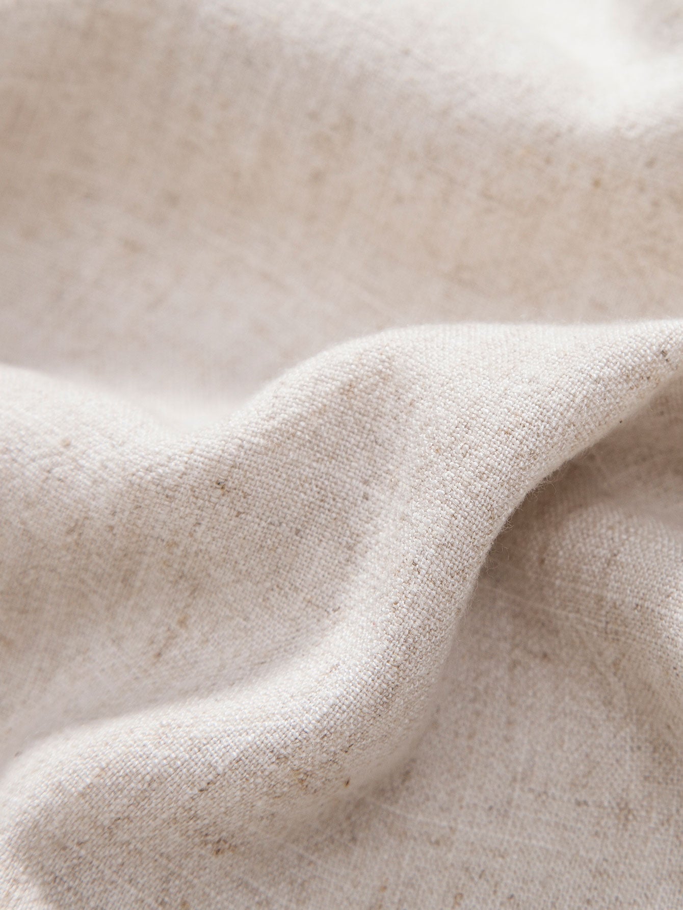 Shirt met knopen van gemengd linnen en rayon