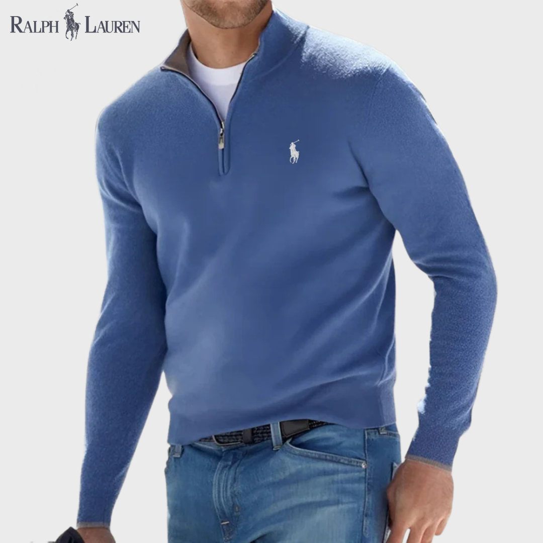 R&L - Heritage Half-Zip Sweater - Sale