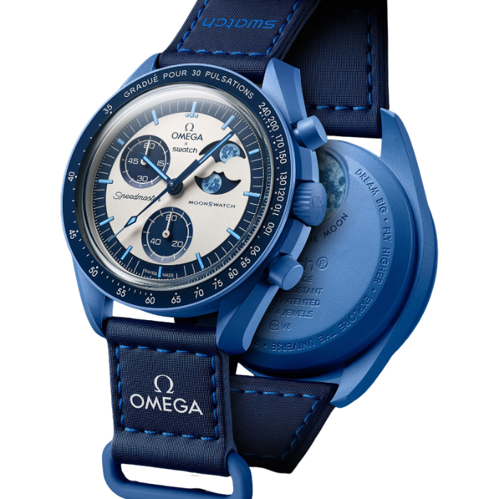 x Swatch Speedmaster MoonSwatch “Mission to the Blue Moonphase”