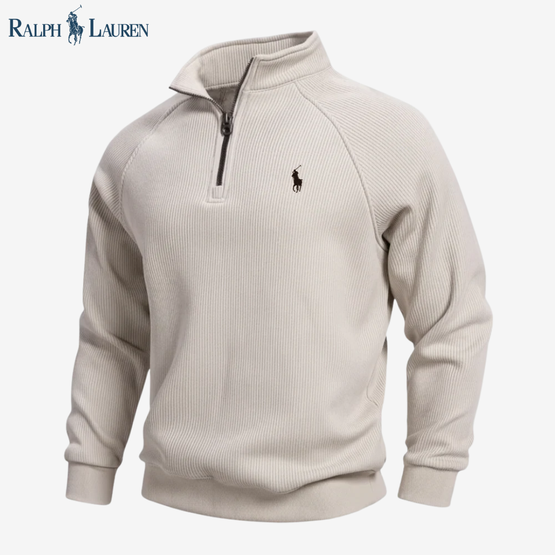 Chaqueta de punto premium con cremallera de un cuarto de R&L™ - OFERTA