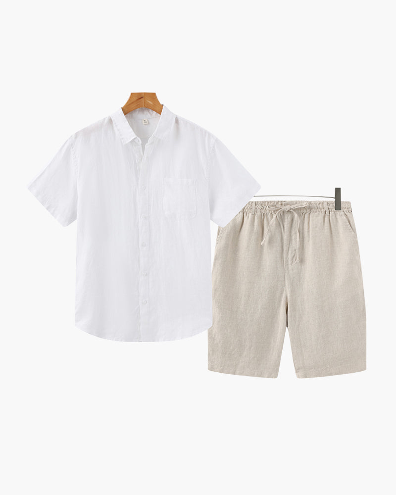 Linen set (with shorts)