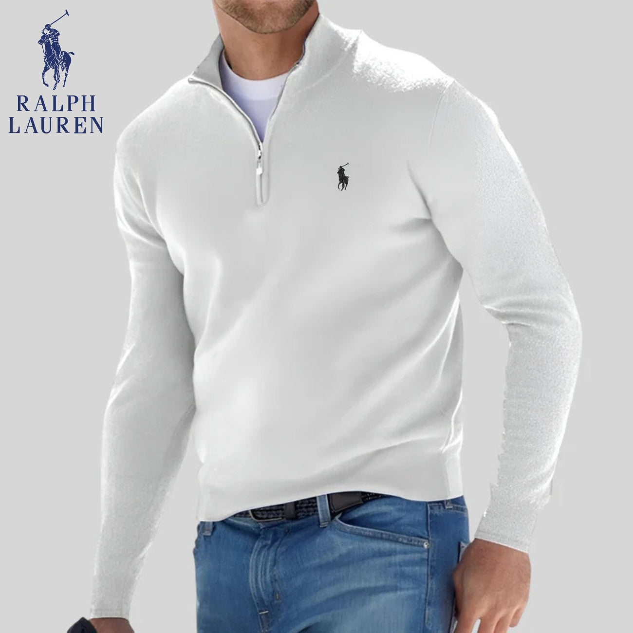 R&L™ - Pull à demi-zip – SOLDE