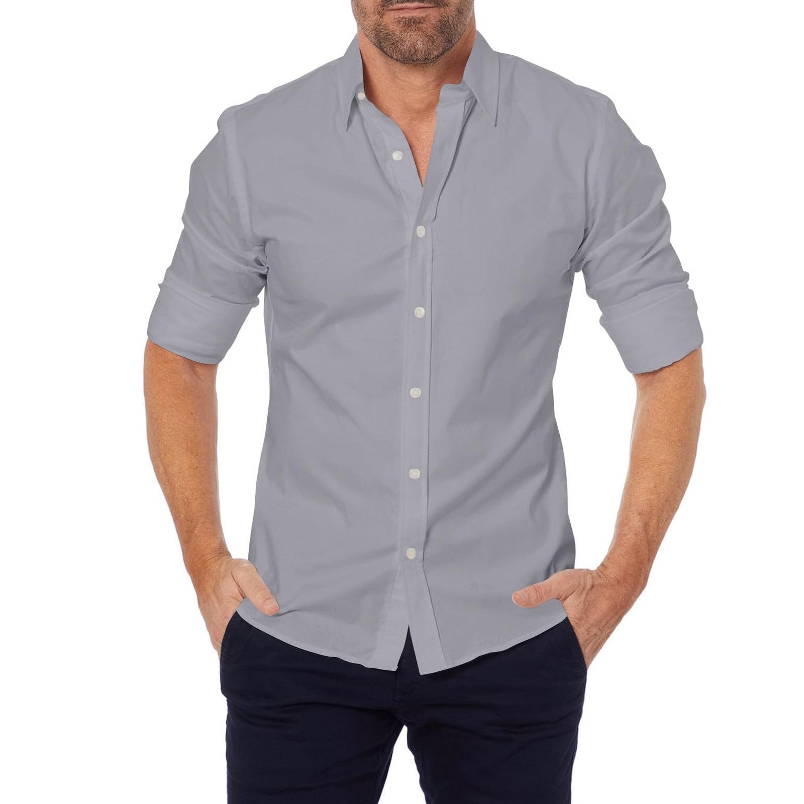 Slim-fit shirt with special zip fastening