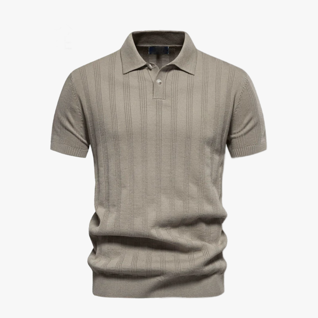 Structured knit polo shirt - Promotion