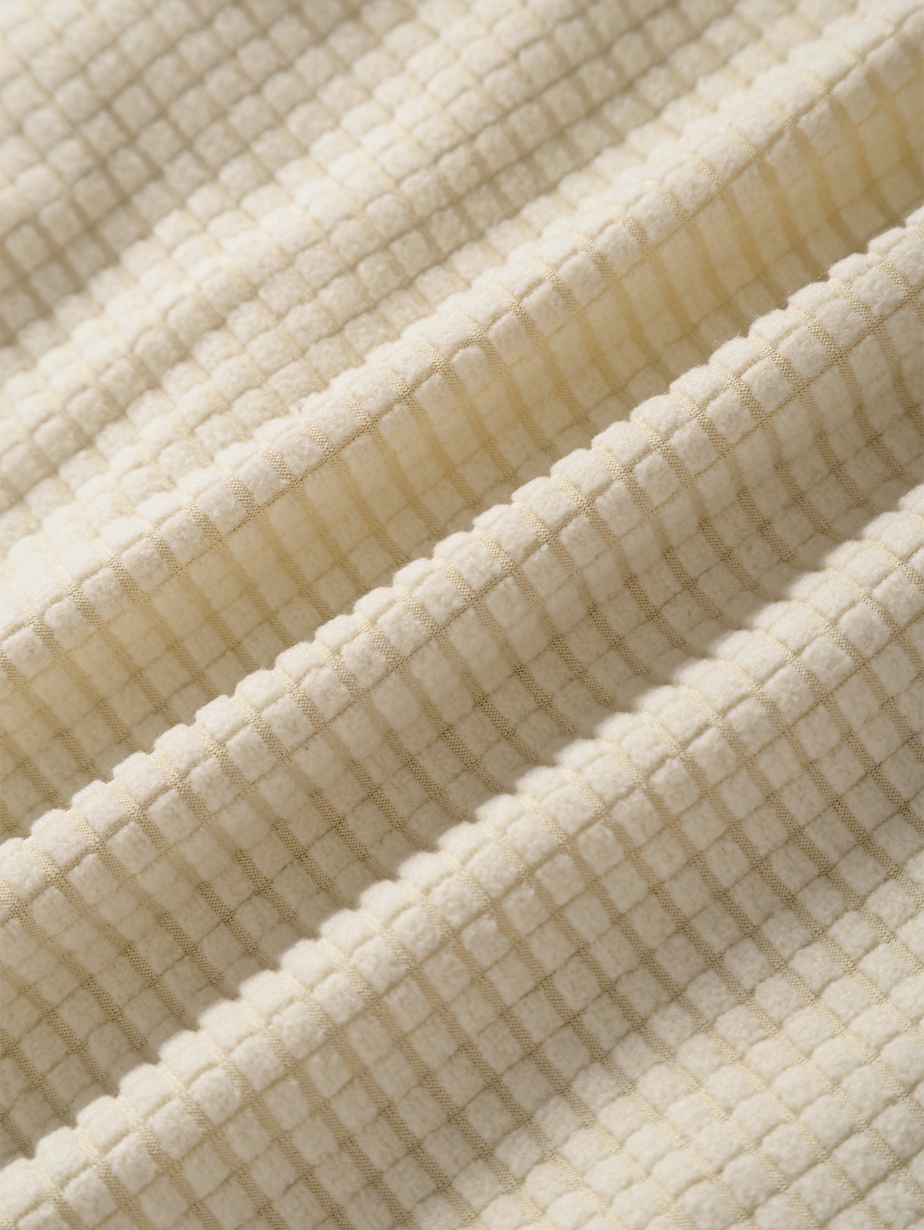 Henley overhemden met wafel revers Hoooyi