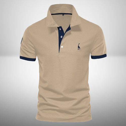 Lukas cotton polo shirt for sporty-casual looks