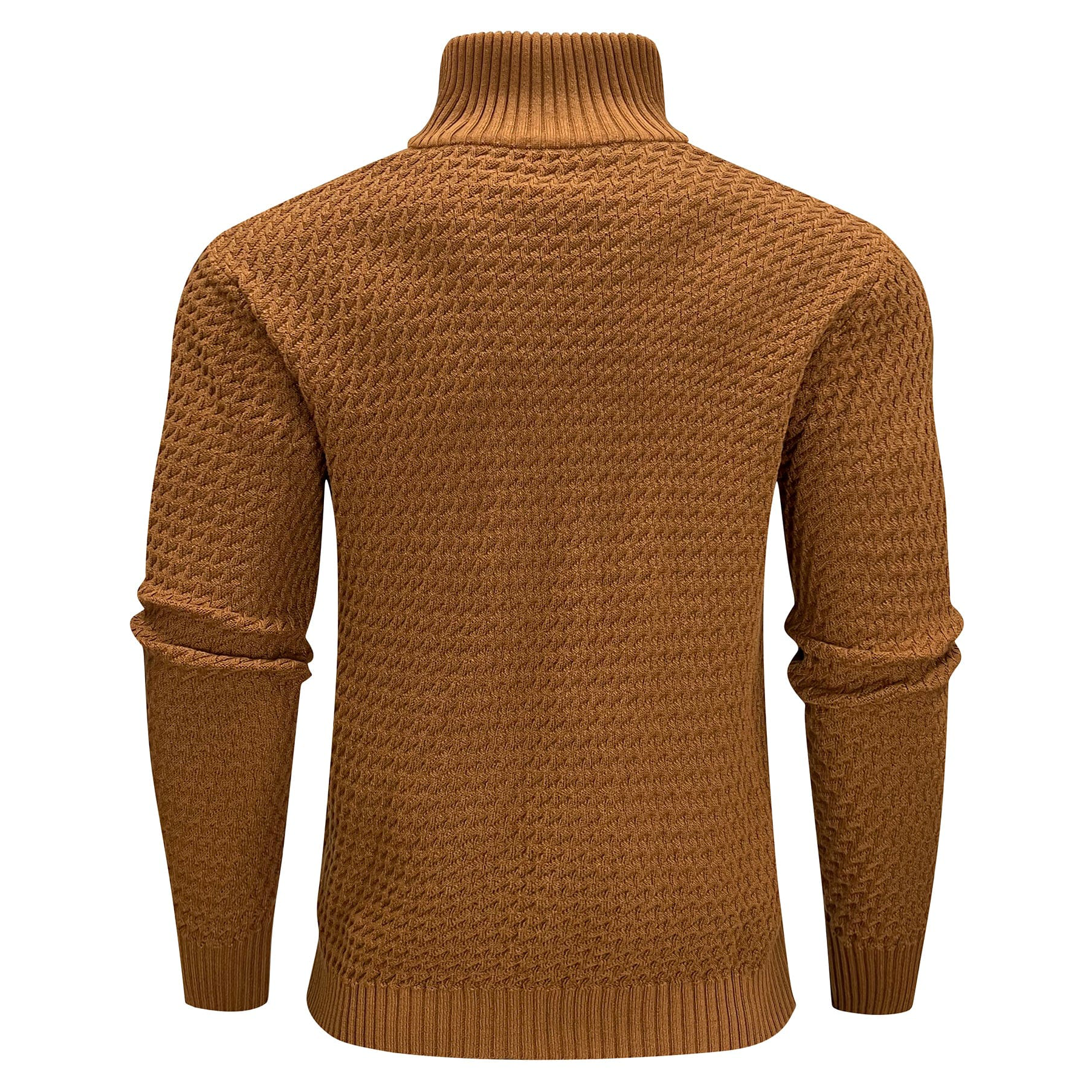 Premium knitted jumper with quarter zip