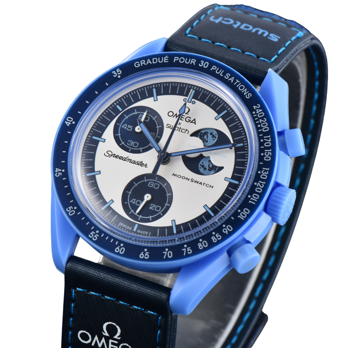 x Swatch Speedmaster MoonSwatch “Mission to the Blue Moonphase”
