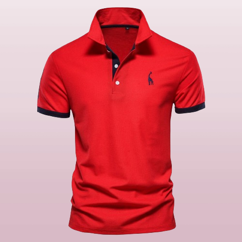 Lukas cotton polo shirt for sporty-casual looks