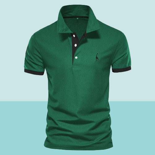 Lukas cotton polo shirt for sporty-casual looks