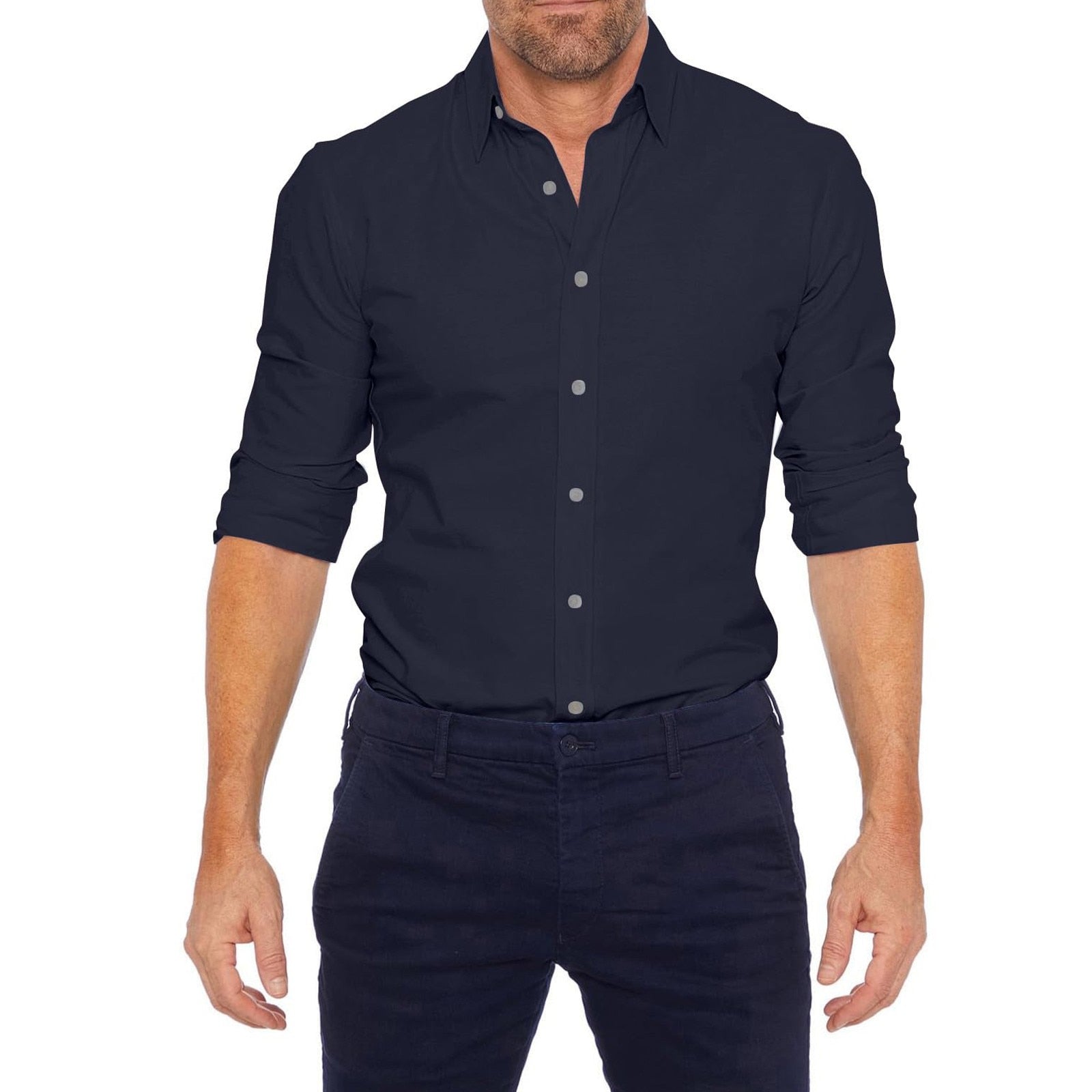 Slim-fit shirt with special zip fastening