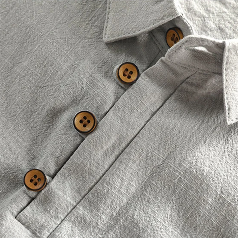 Plus linen polo